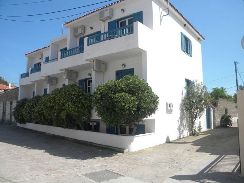 Ostria Eressos Rooms Skála Eresoú Buitenkant foto
