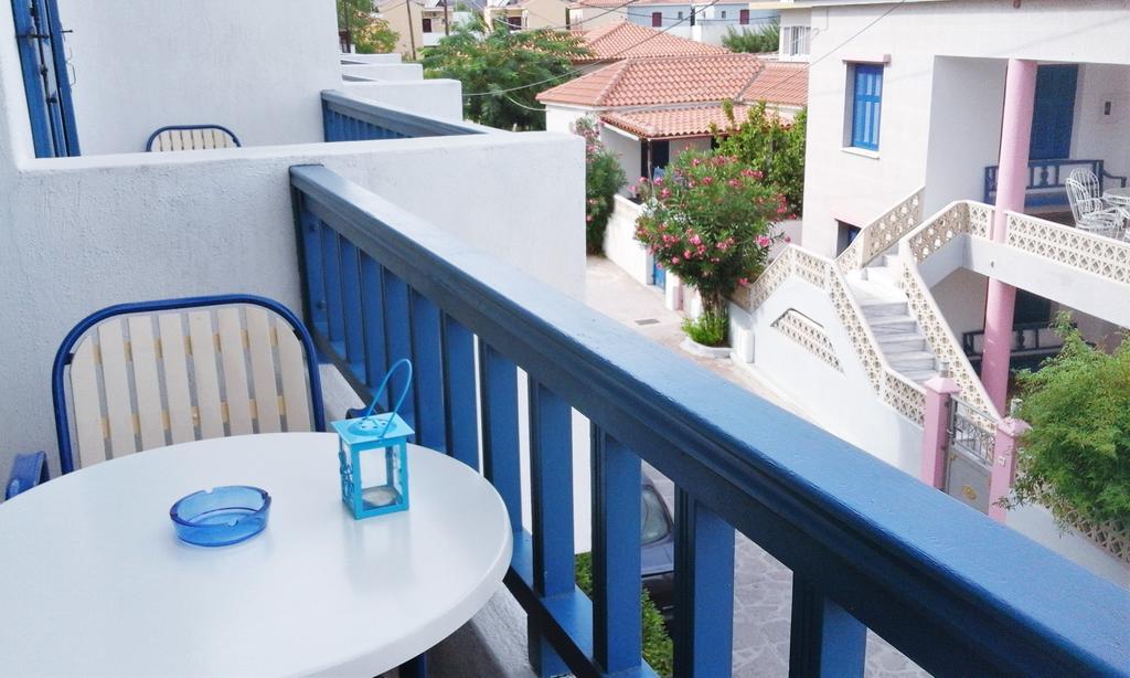 Ostria Eressos Rooms Skála Eresoú Buitenkant foto