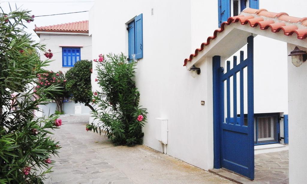 Ostria Eressos Rooms Skála Eresoú Buitenkant foto